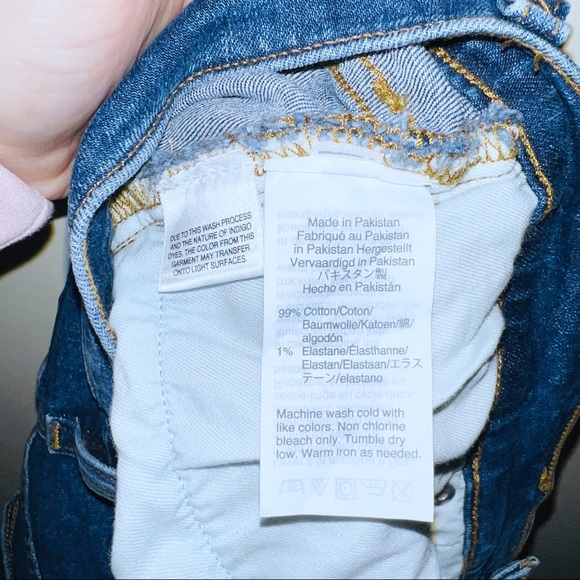 J. Crew Mercantile Medium Wash Raw Hem Denim Mini Skirt - Picture 7 of 8